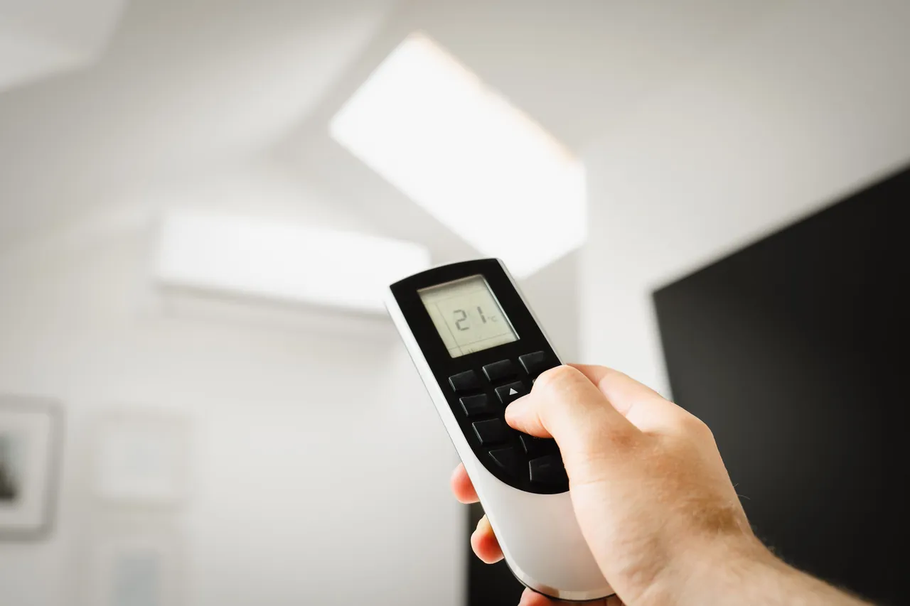 Ambiente climatizado com ar-condicionado